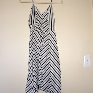 Patterned tie dress